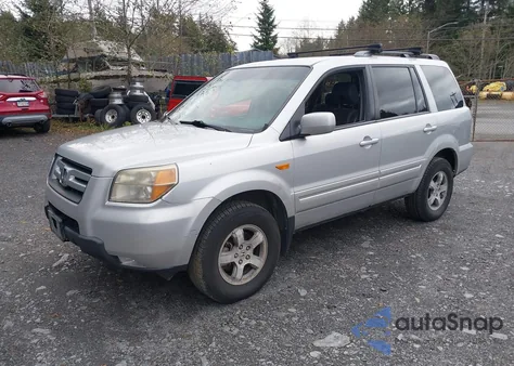 2007 Honda Pilot Ex-L z USA, uszkodzony, nr VIN 2HKYF18647H538505